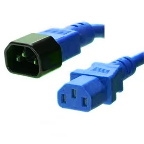 0419-2M-BLU - JUMPER CORD 3/18 6.7FT RND BLU SJT C14 TO C13 FT2 105C