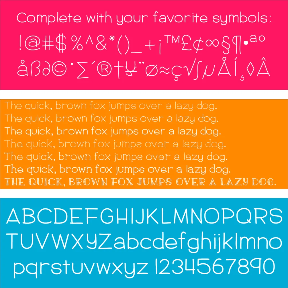 1230 Pencil Font