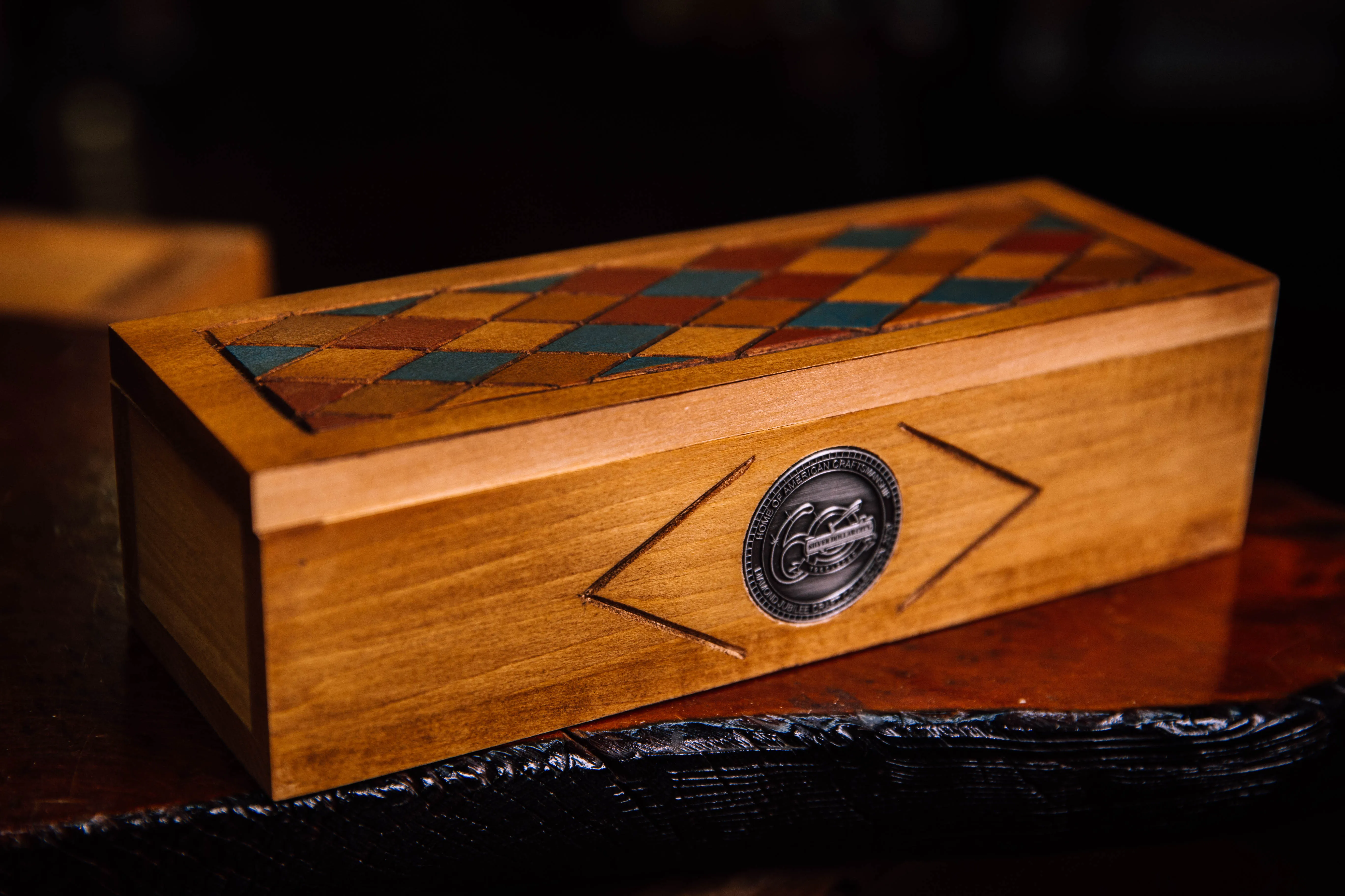 60th Diamond Jubilee Pencil Box - Painted