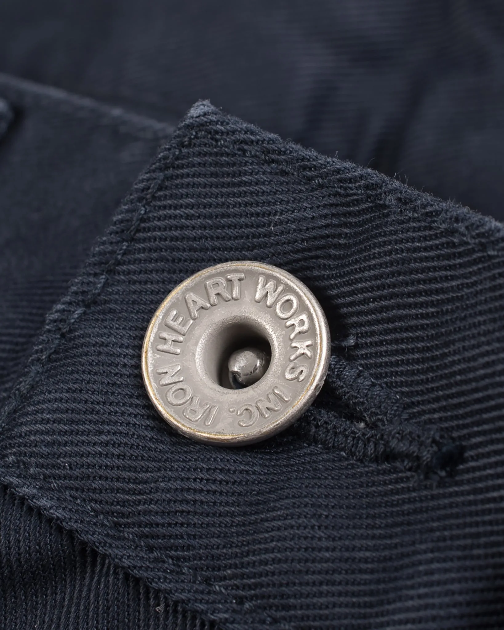 9oz Mercerised Selvedge Cotton Relaxed Tapered Cut Chinos - Navy
