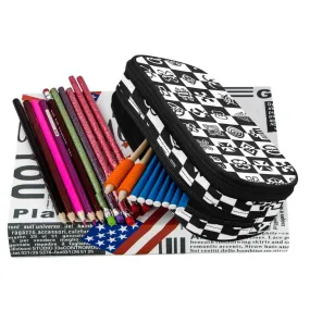 ADINKRA CHECMATE Pencil Pouch/Large
