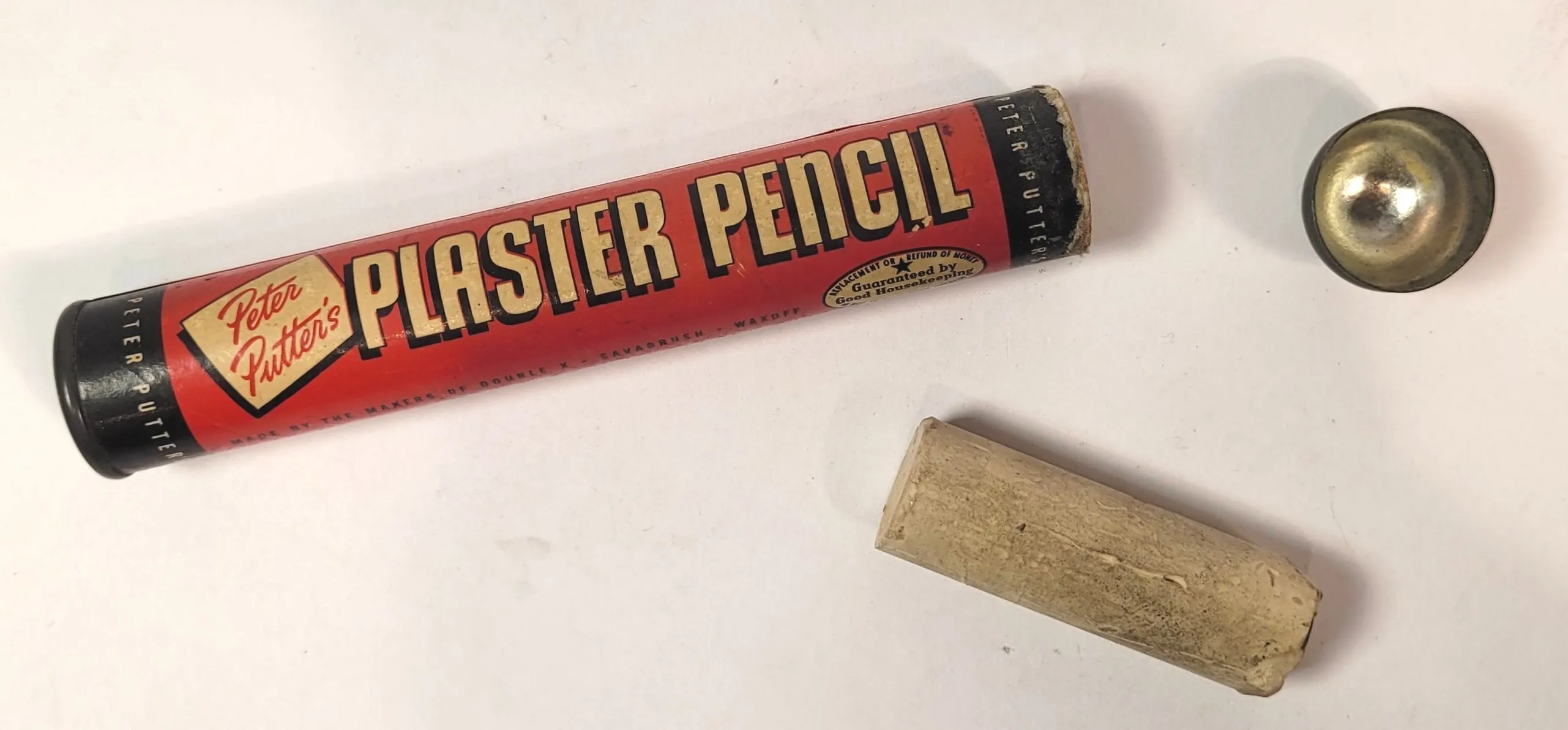 Antique 1930's PETER PUTTER'S PLASTER PENCIL, Home Improvement, Industrial