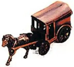 Antique Pencil Sharpener: Buggy w/ Horse