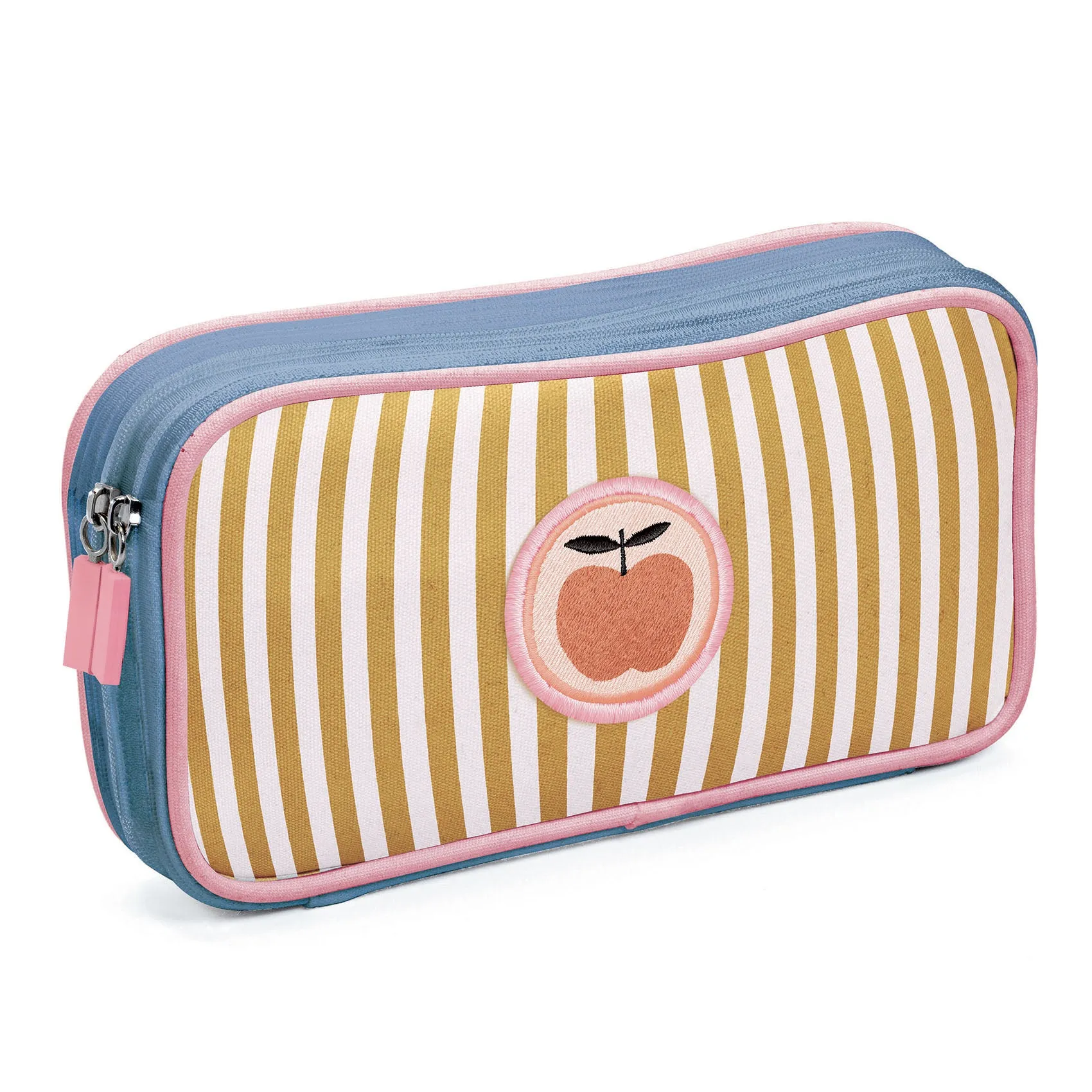 Apple Embroidered Pencil/Pen Case