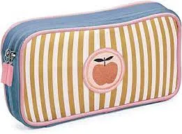 Apple Embroidered Pencil/Pen Case