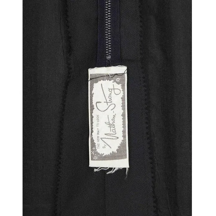 ARCHIVE - 1960s Black Silk Nathan Strong Dress