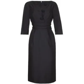 ARCHIVE - 1960s Black Silk Nathan Strong Dress