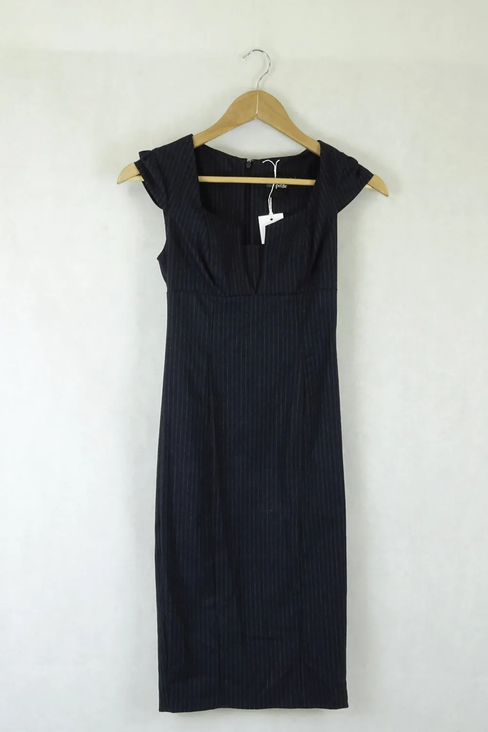 Asos Navy Pin Striped Dress 4
