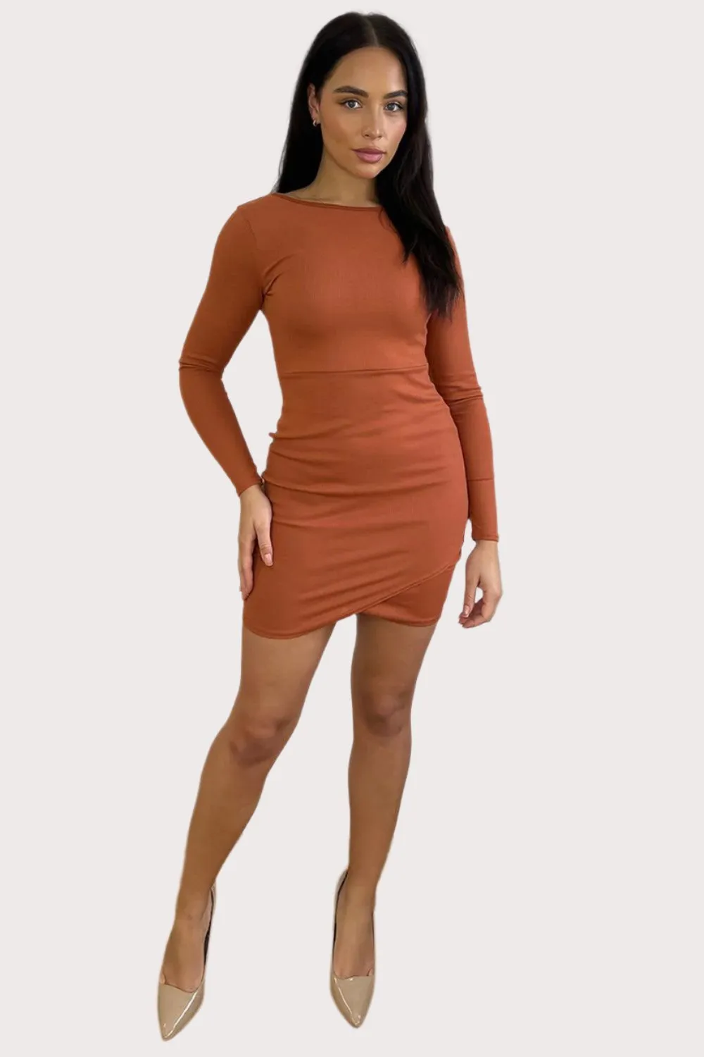 Asymmetric Skirt Smart Dress