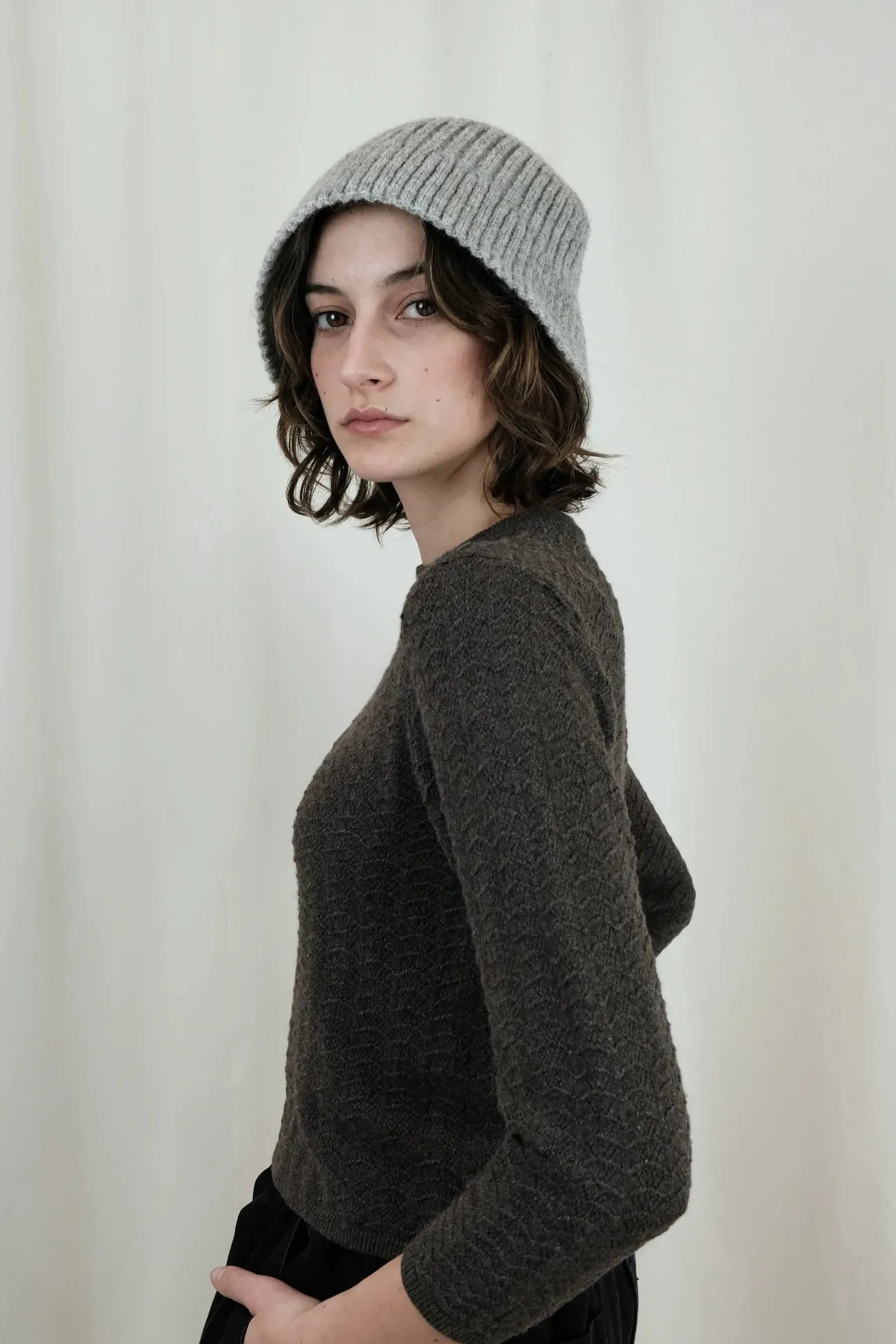 BELL HAT - HEATHER GRAY