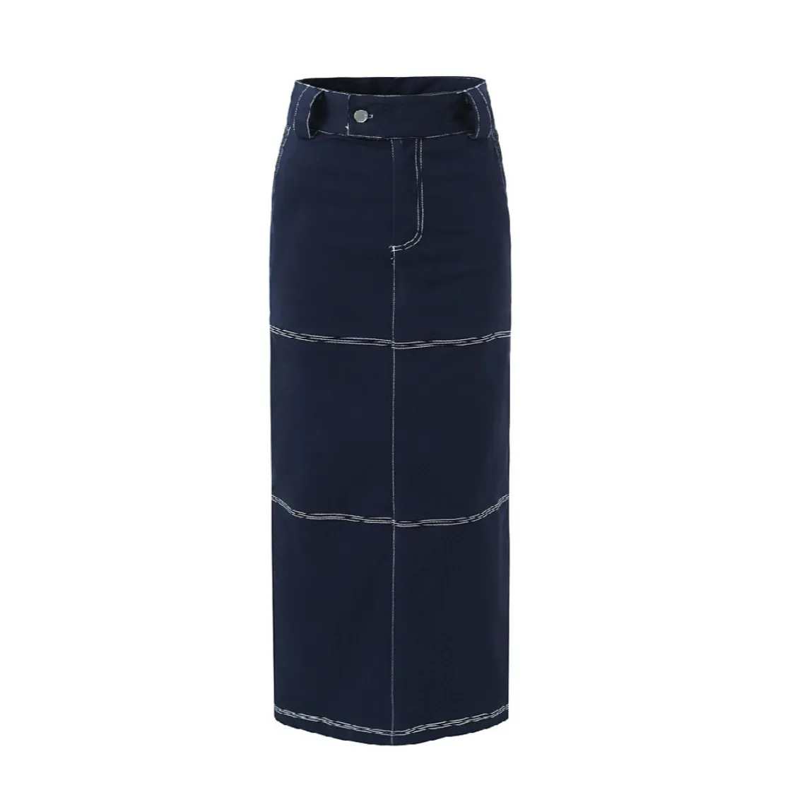 Beluna Maxi Denim Skirts - 2 Colors