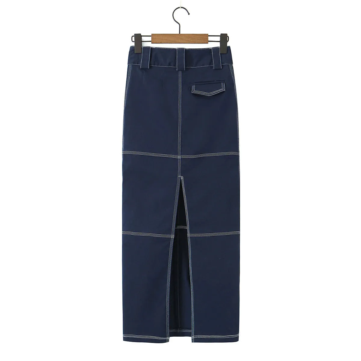 Beluna Maxi Denim Skirts - 2 Colors