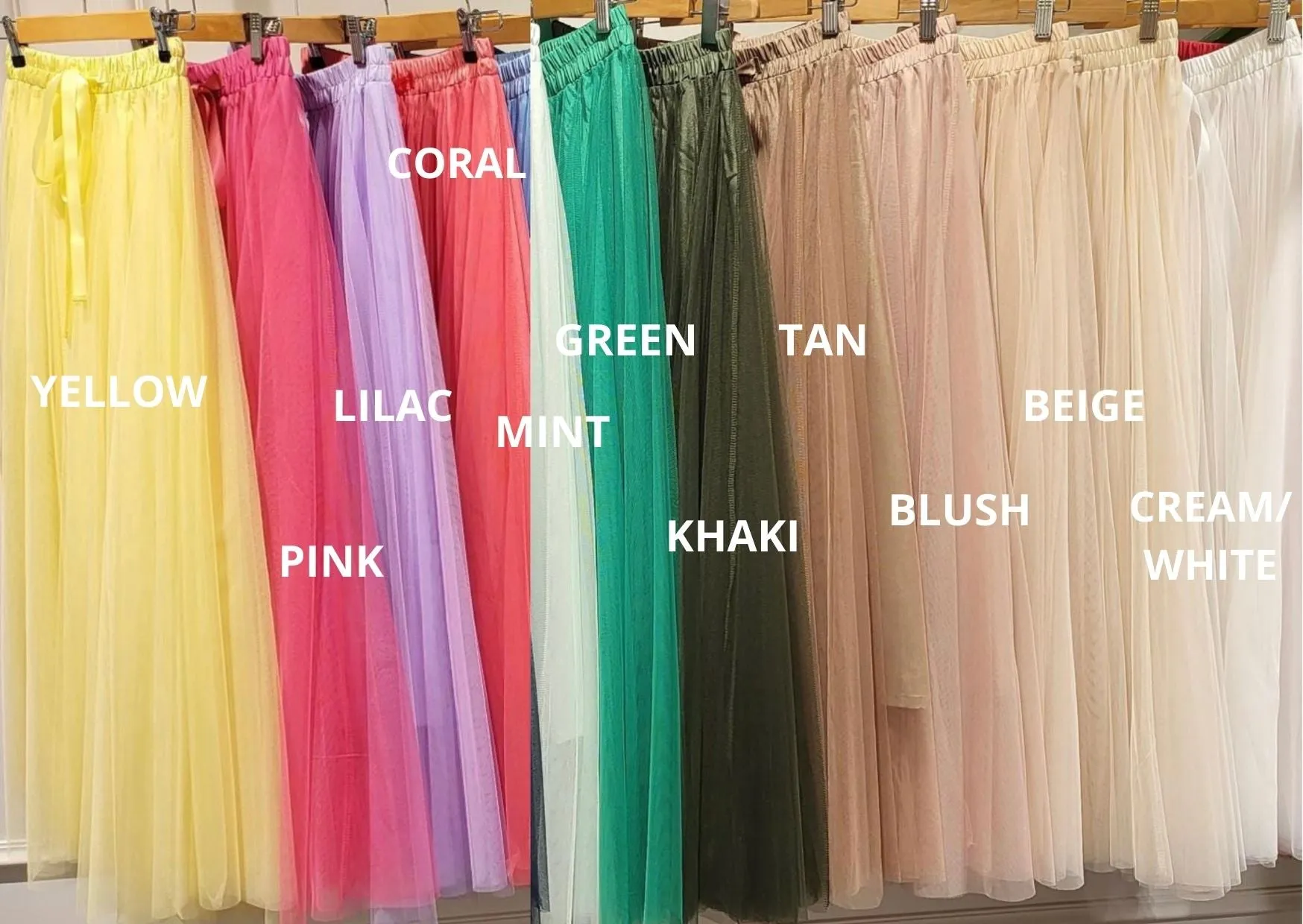 Carrie Tulle Skirt Blush