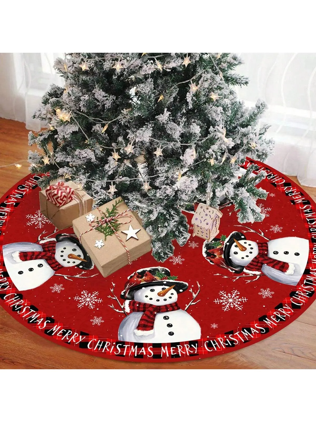 christmas tree skirt template|1pc Christmas Tree Skirt, Vintage Country Style Snowman Design
