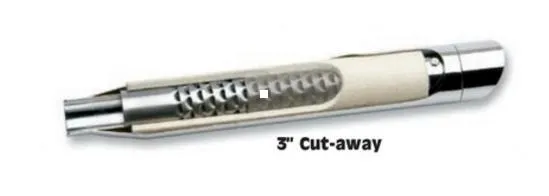 Cobra 6053 3" Slip-On RPT Exhaust Mufflers Harley Rocker FXCW/C - Chrome