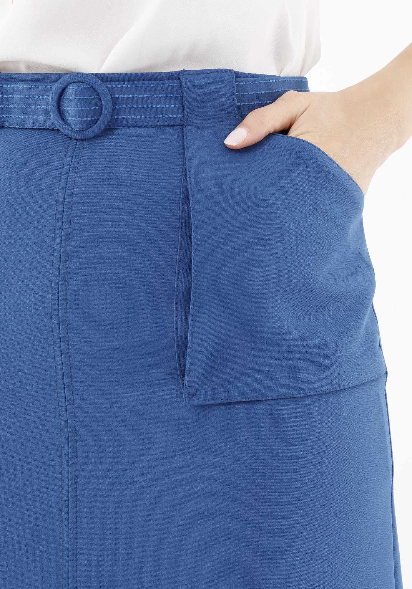 Comfy High Waist Pencil Skirt