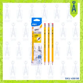 DELI C003-HB GRAPHITE PENCIL HB 12'S / BOX