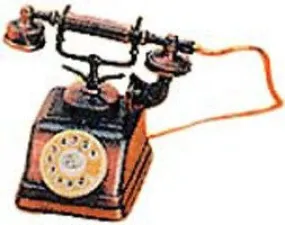 Die Cast Pencil Sharpener: Antique Telephone