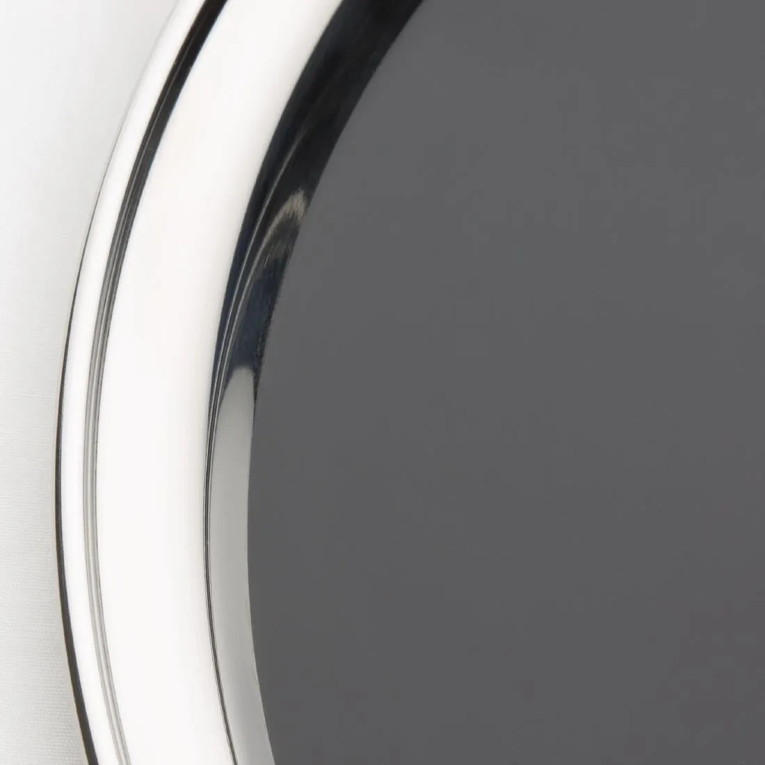 DP207 Olympia Stainless Steel Round Non-Slip Bar Tray 305mm
