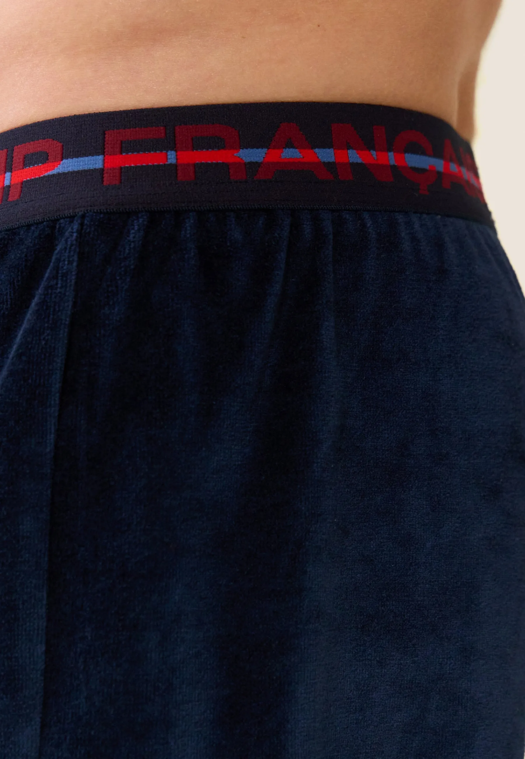 Ensemble Pyjama Velvet Marine - Ensemble Pyjama En Velours