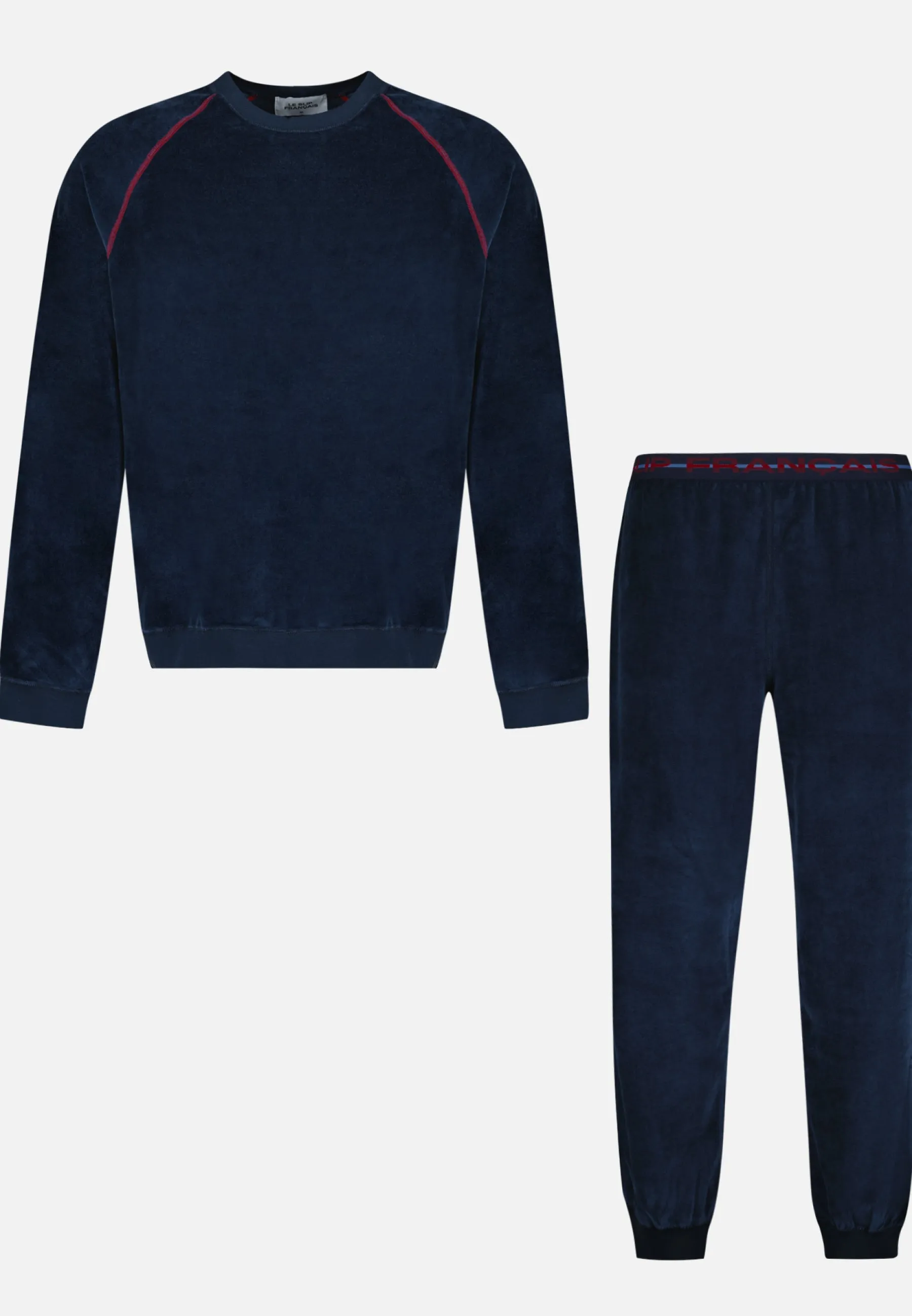 Ensemble Pyjama Velvet Marine - Ensemble Pyjama En Velours