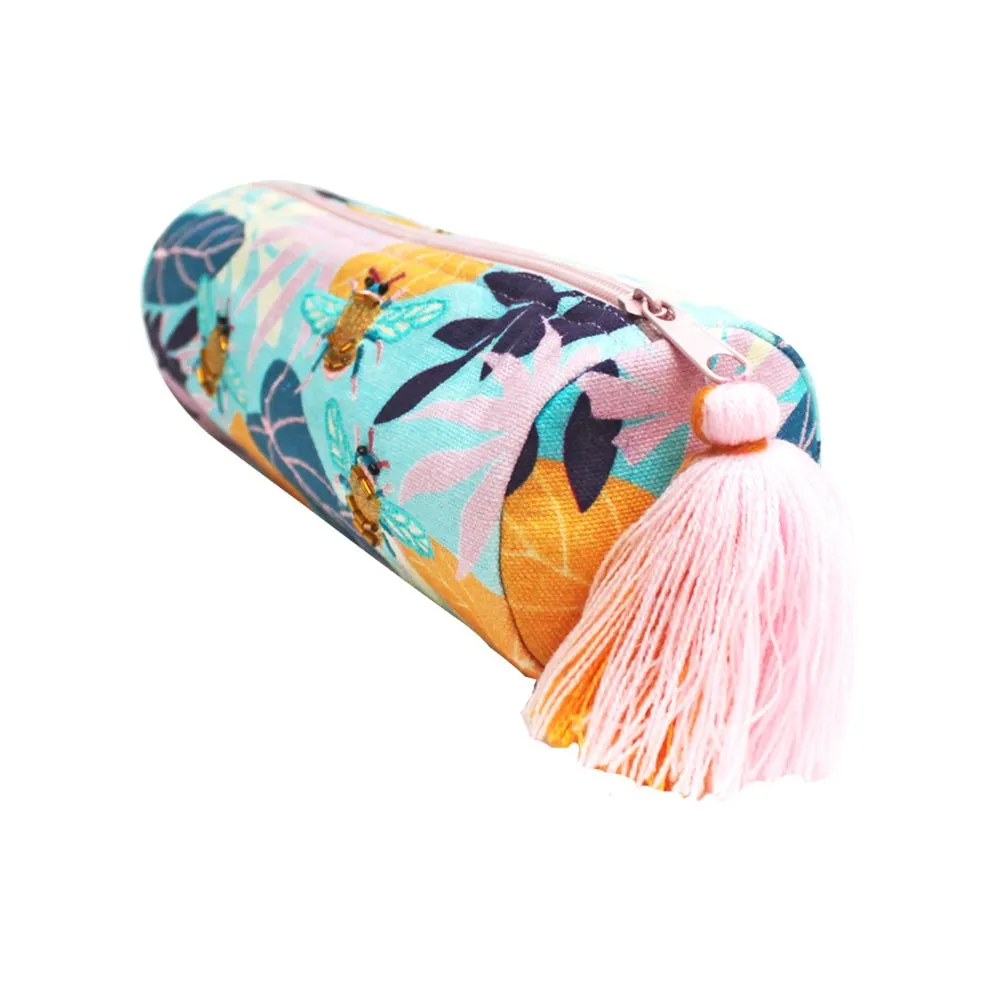 Luxe Bee Barrel Pouch