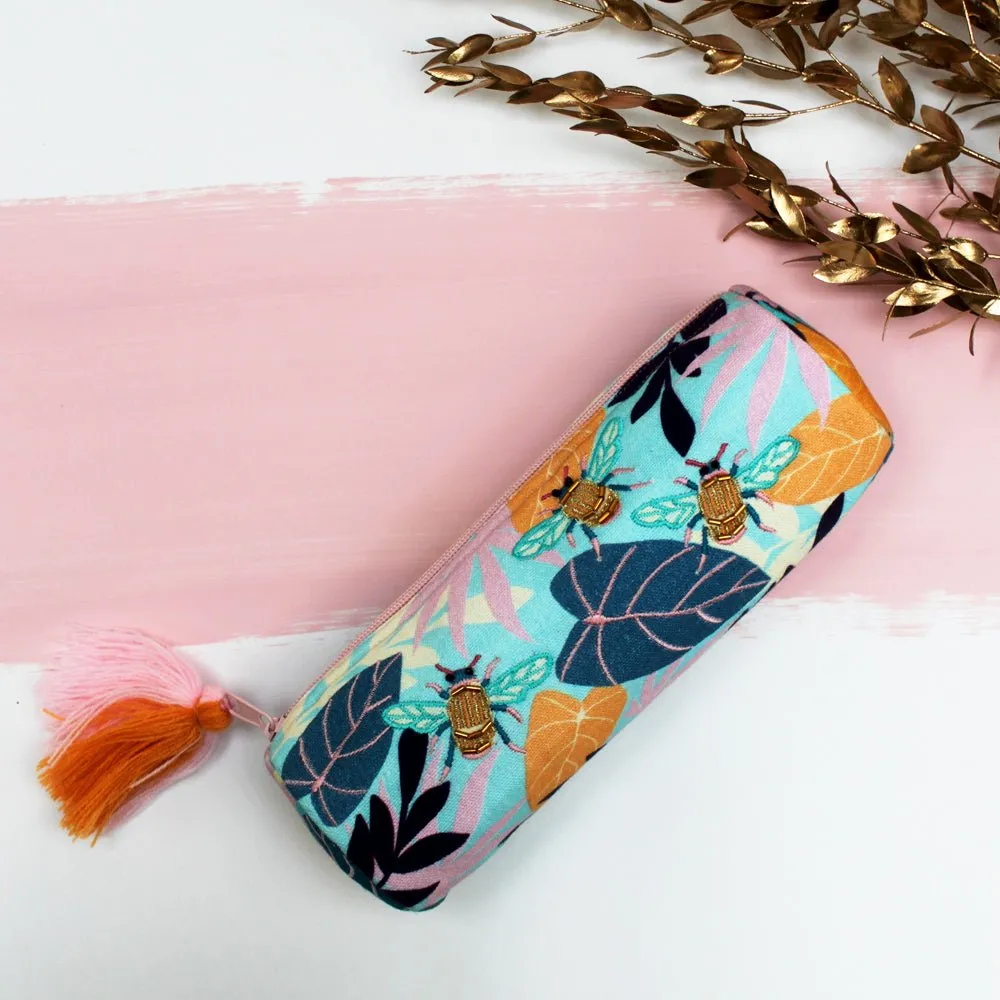 Luxe Bee Barrel Pouch