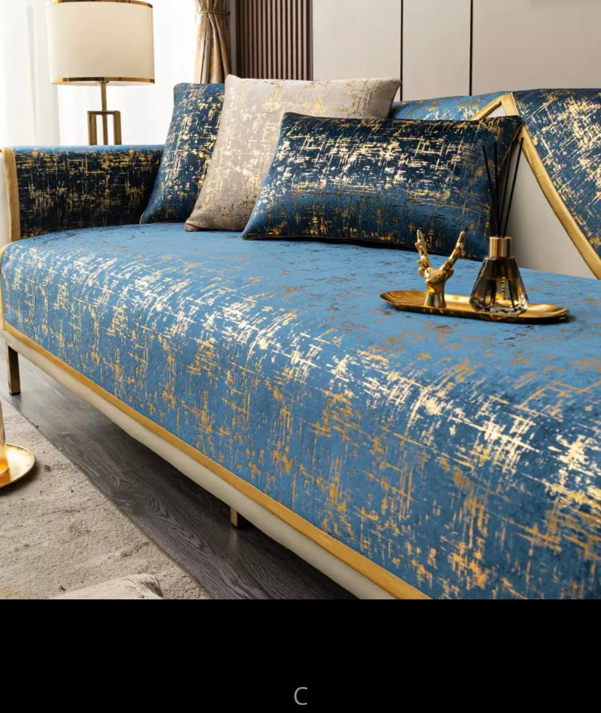 Luxury Sofa Cushions Living Room High-end Modern Winter Non-slip Seat Cushion Four Seasons Universal Armrest Towel Cover Cloth