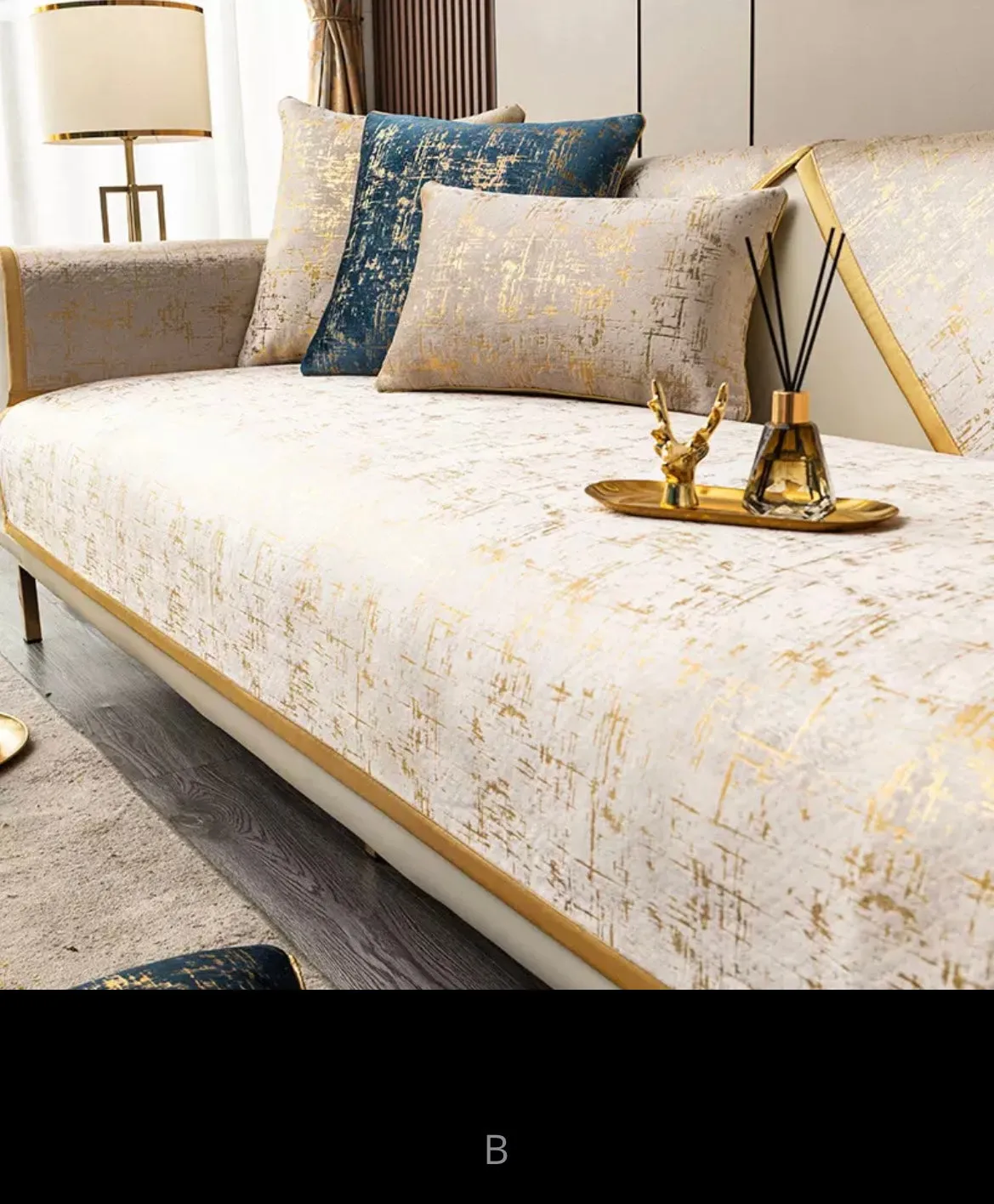Luxury Sofa Cushions Living Room High-end Modern Winter Non-slip Seat Cushion Four Seasons Universal Armrest Towel Cover Cloth