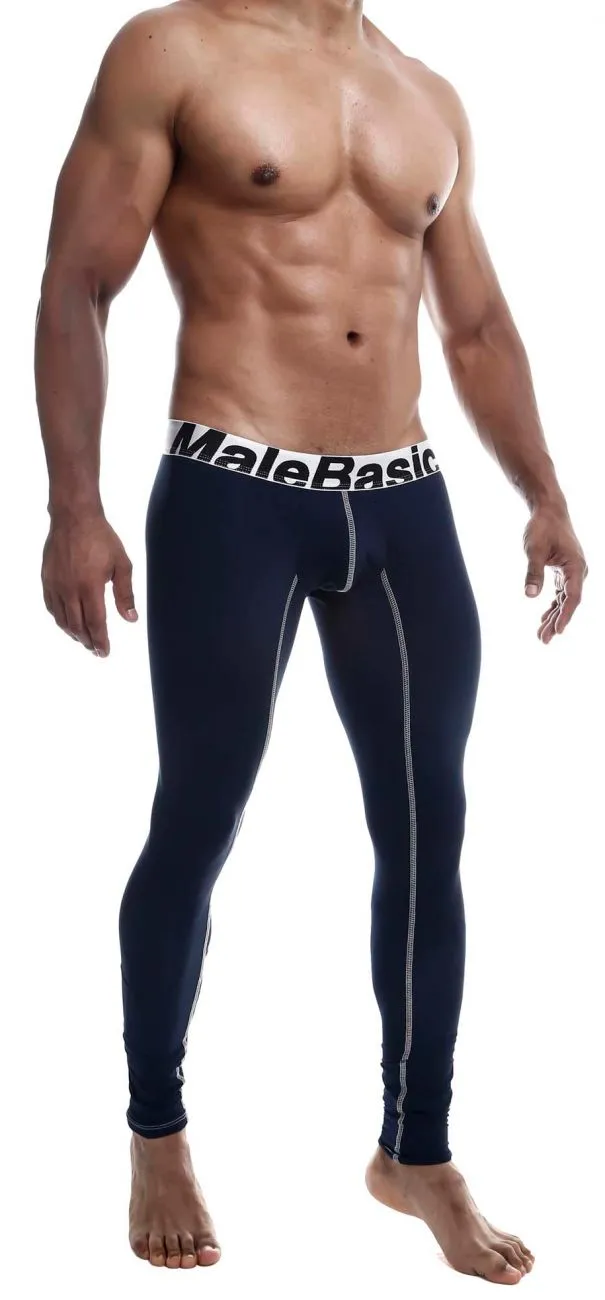 MaleBasics MBM05 Performance Long Johns Color Navy