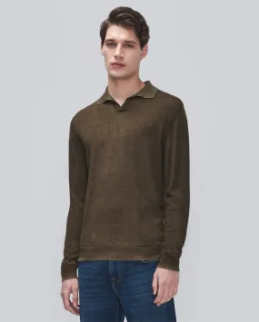 Merino Polo in Forest