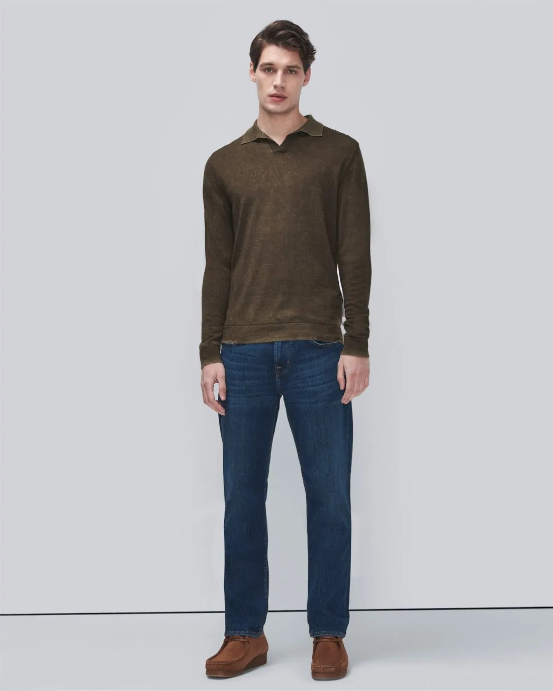 Merino Polo in Forest