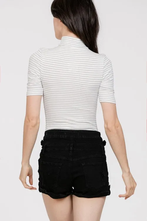Mock Neck Bodysuit