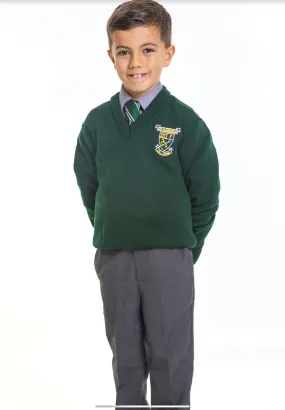 Monastery Crested School Jumper