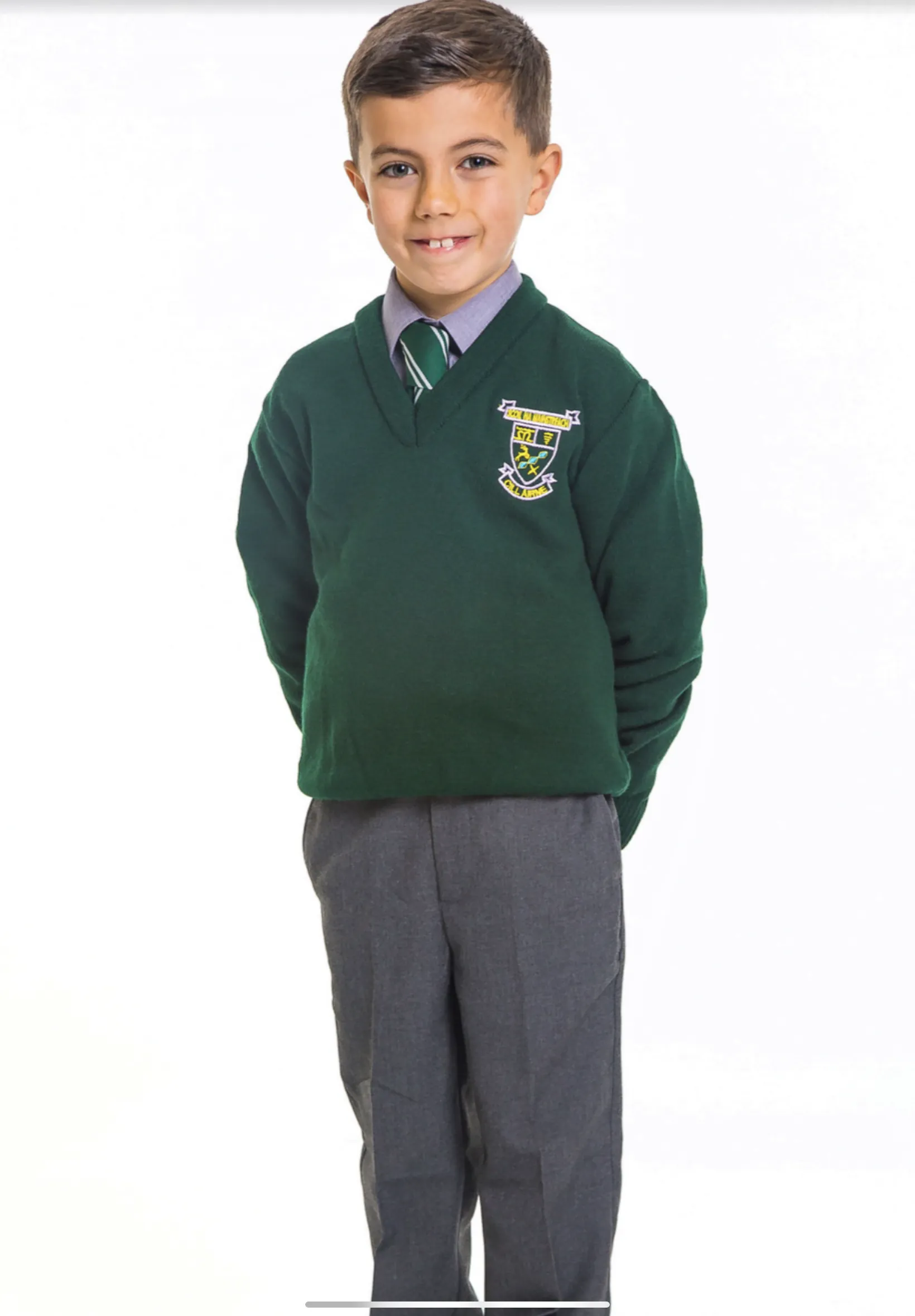 Monastery Crested School Jumper