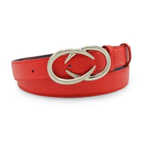 Novak Narrow Hot Tomato Tone Interlock Belt
