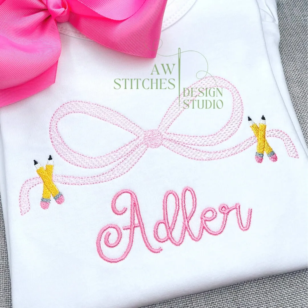 Pencil Sketch Bow