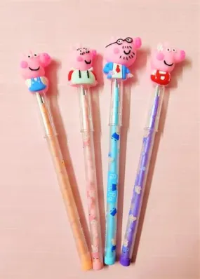Peppa Pig Pencils Birthday Gifts/Return Gift for Kids (Pack of 4)