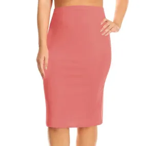 Plus Size Knee Length Pinup Pencil Skirt