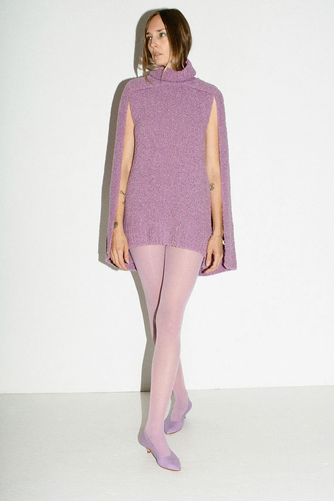 Purple Cream Evante Sweater / Mini