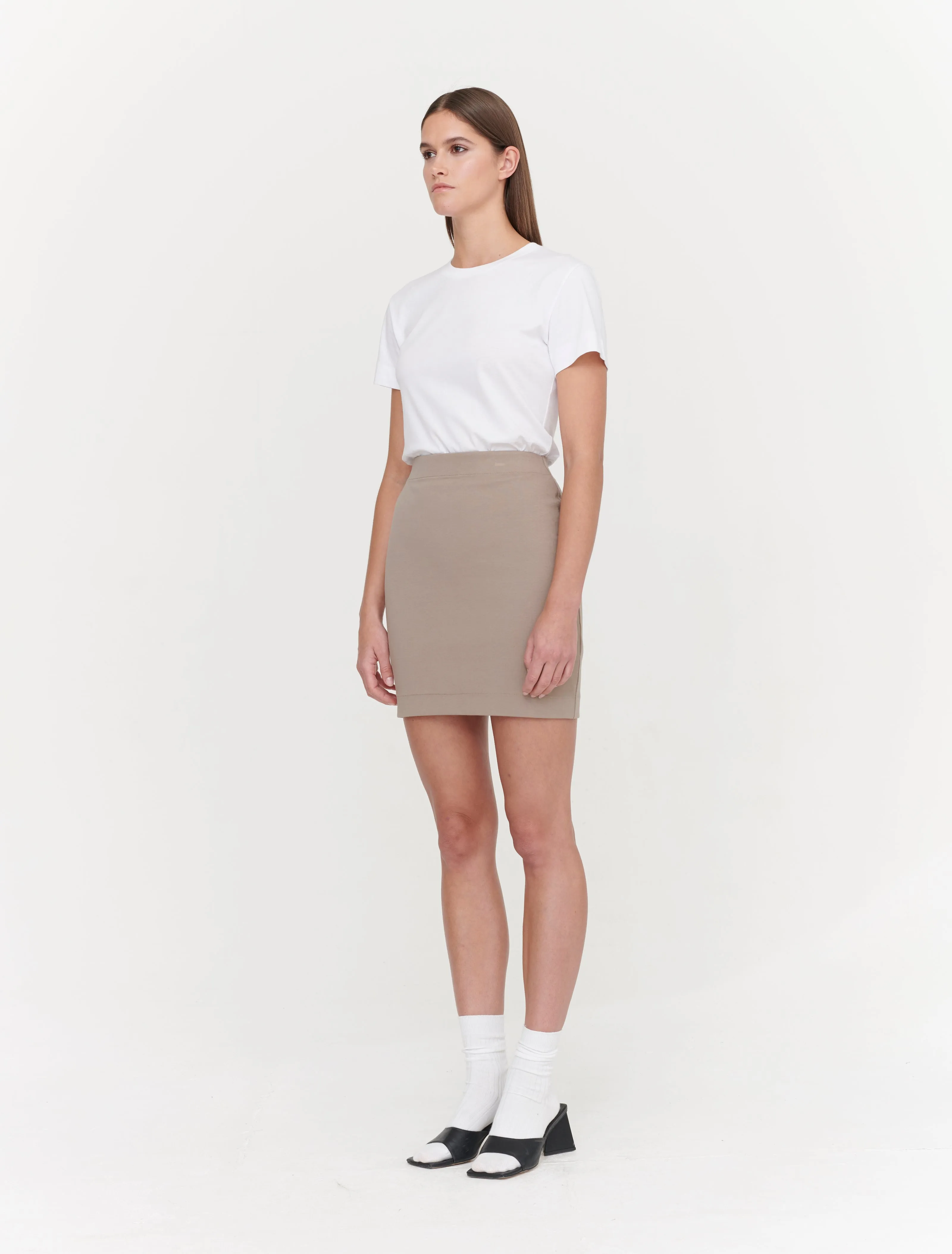 Rita Skirt in Stone