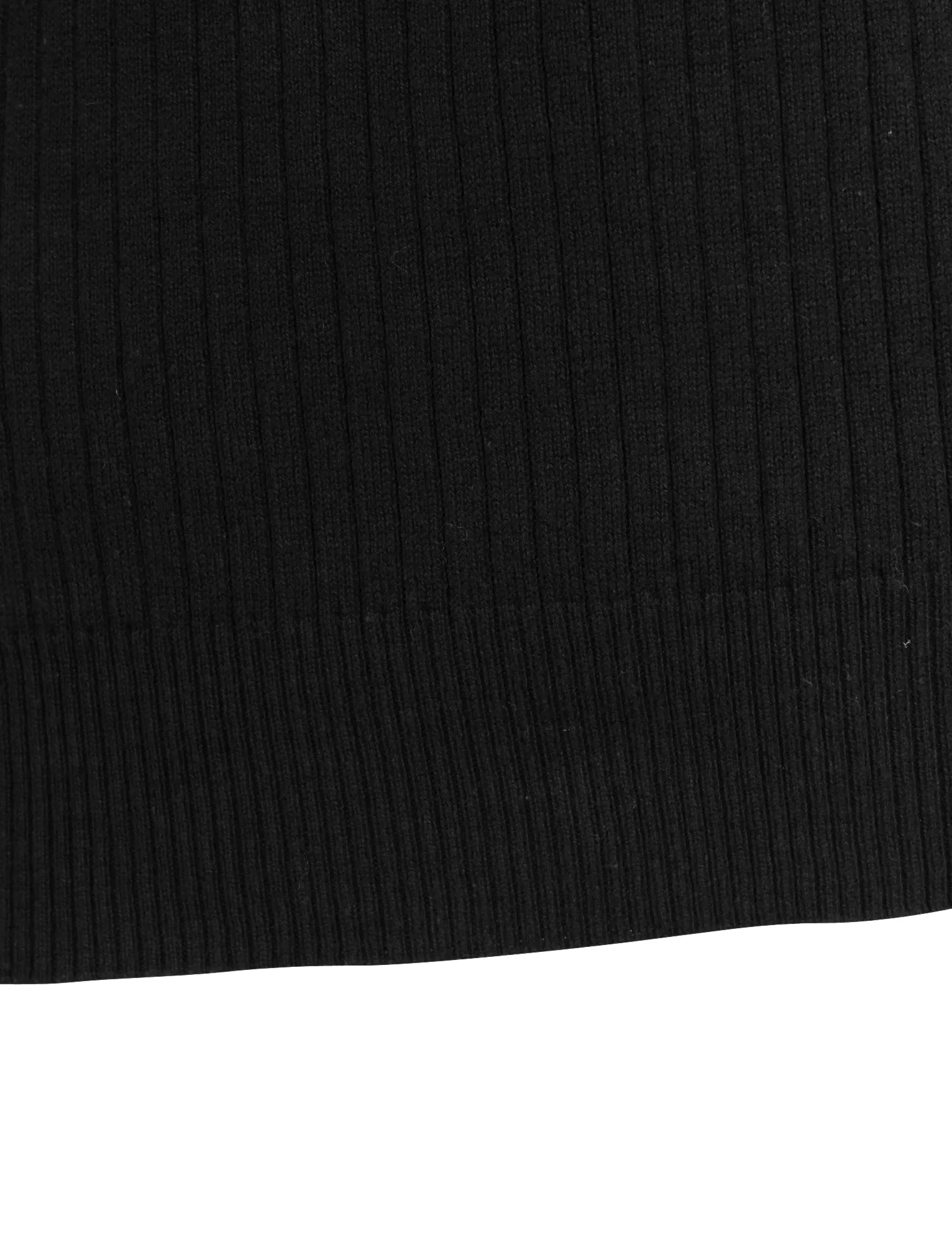 Rushmore Henley Ribbed Jumper in Black - Tokyo Laundry