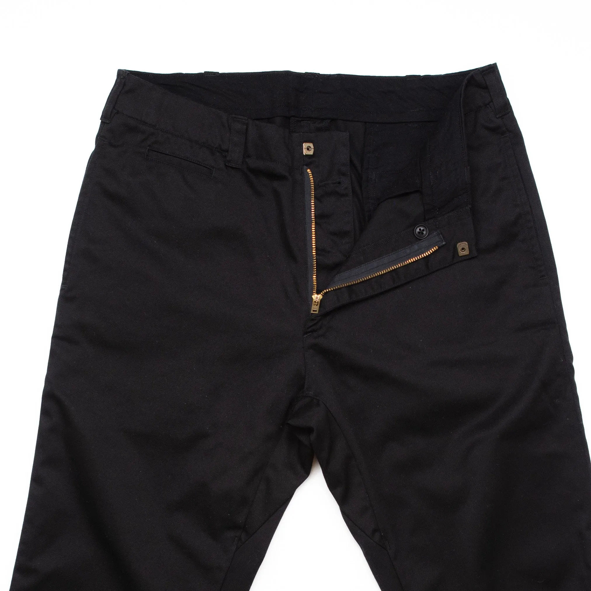 Straight Black Chino #1152