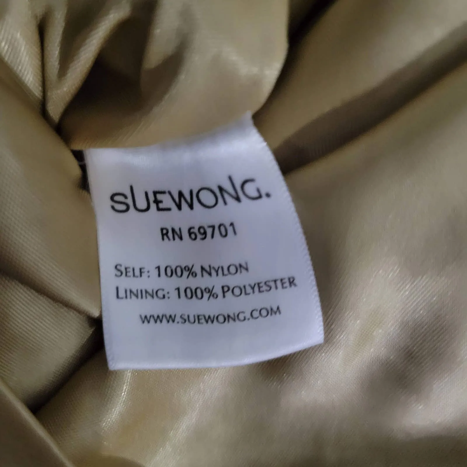 Sue Wong Cocktail Dress Gold Scalloped Party Rhinestones Embellished Beaded Size 4