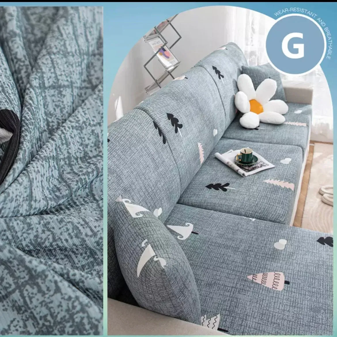 Sunmmer Cold Ice Sick waterproof cover 1/2/3/4 seats sofa slipcover Elasic funda para sofa customized sizes available Not sold by set