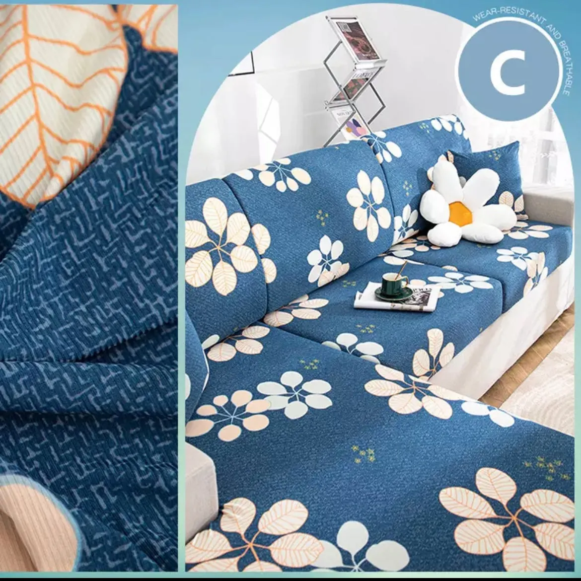 Sunmmer Cold Ice Sick waterproof cover 1/2/3/4 seats sofa slipcover Elasic funda para sofa customized sizes available Not sold by set