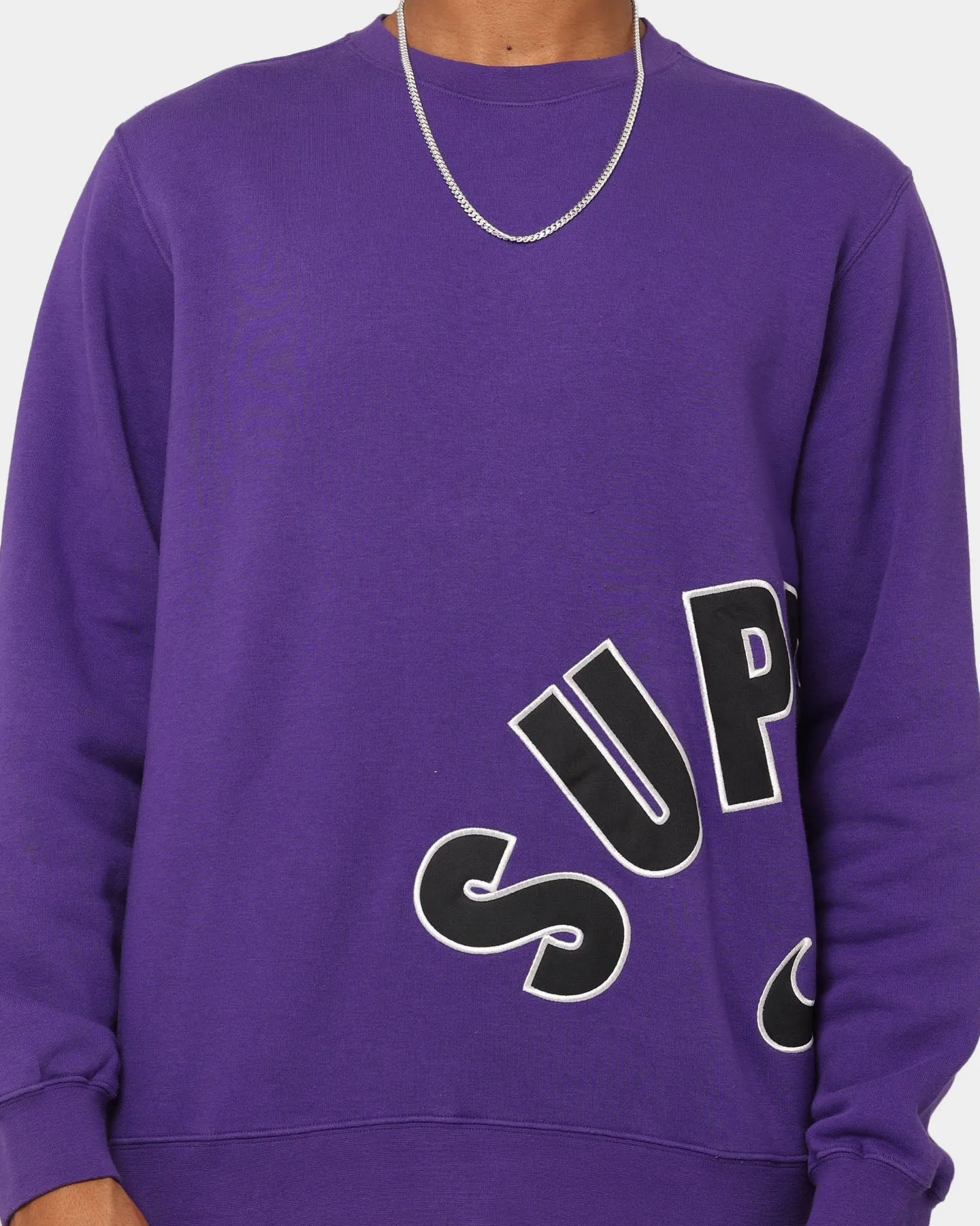 Supreme X Nike Arc Crewneck Purple