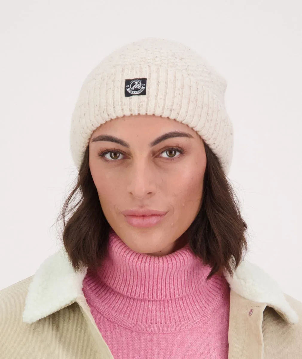 Swanndri - South Road Waffle Beanie - Sandshell