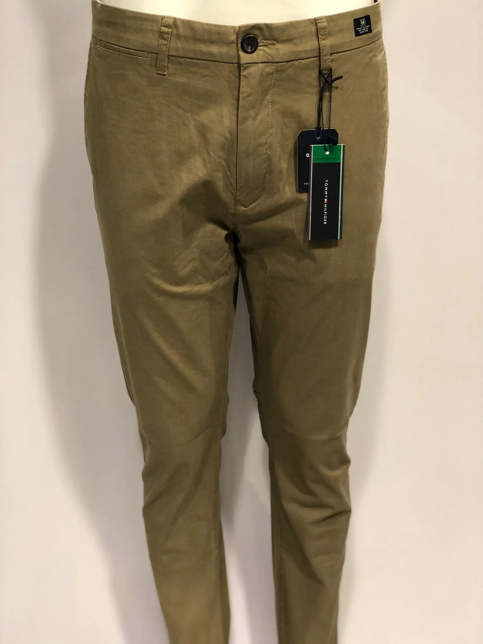 TH Bleecker Slim Fit Stretch Khaki Chinos