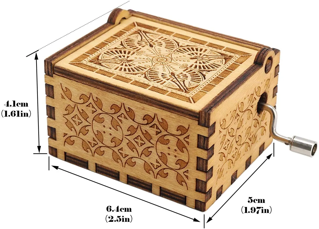 The Simpsons wooden handcrafted music box (Brown)